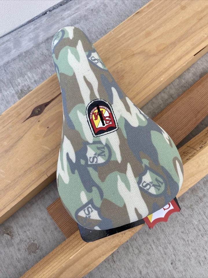 S&M BMX BIKE CAMUFLAGEM ESCUDO ENVOLTÓRIO ASSENTO PIVOTAL DOMINGO PRIMO CULT ODYSSEY COXIE FAT S - Imagem 3 de 4