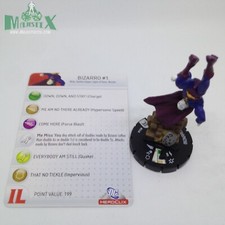 Heroclix Arkham Asylum set Bizarro 1 048 Rare figure w/card 