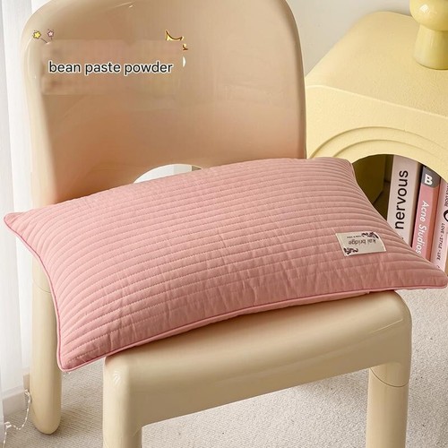 Almohada de trigo sarraceno de algodón puro estilo coreano almohada de cuello simple individual - Imagen 9 de 12