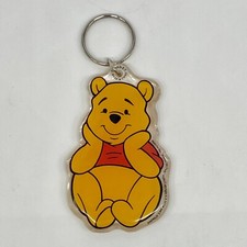 Vintage RARE Genuine Disney Winnie the Pooh 4  Long Keychain Acrylic Resin