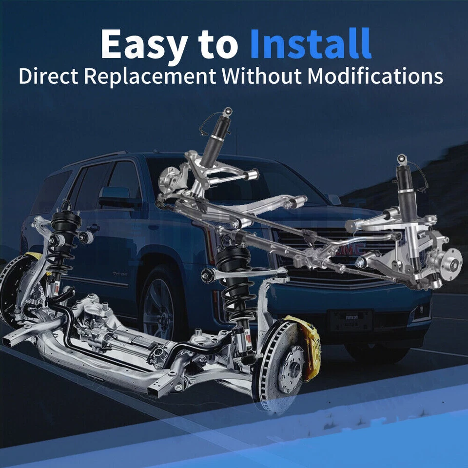 FRONT Strut Assy + REAR shock Absorber For 2015-20 Escalade Suburban Tahoe Yukon - Image 2 of 4