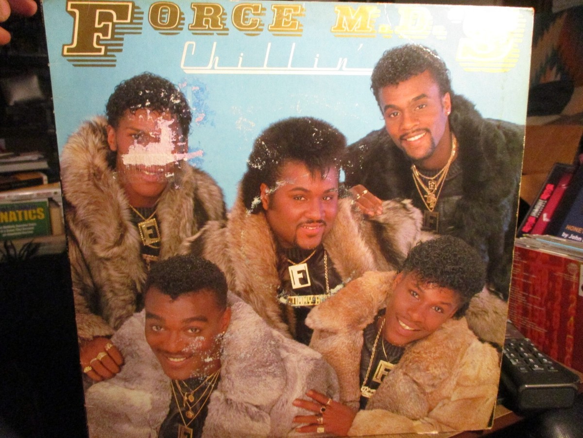 1985 FORCE M.D.'S Chillin LP Tommy Boy 1010 Electro Sopul R&B VG