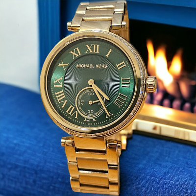 Michael Kors Damen 6065 skylargrünes Zifferblatt