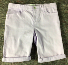 Girls Purple Lilac Bermuda Shorts Size 10 Children's Place Adjustable Waist