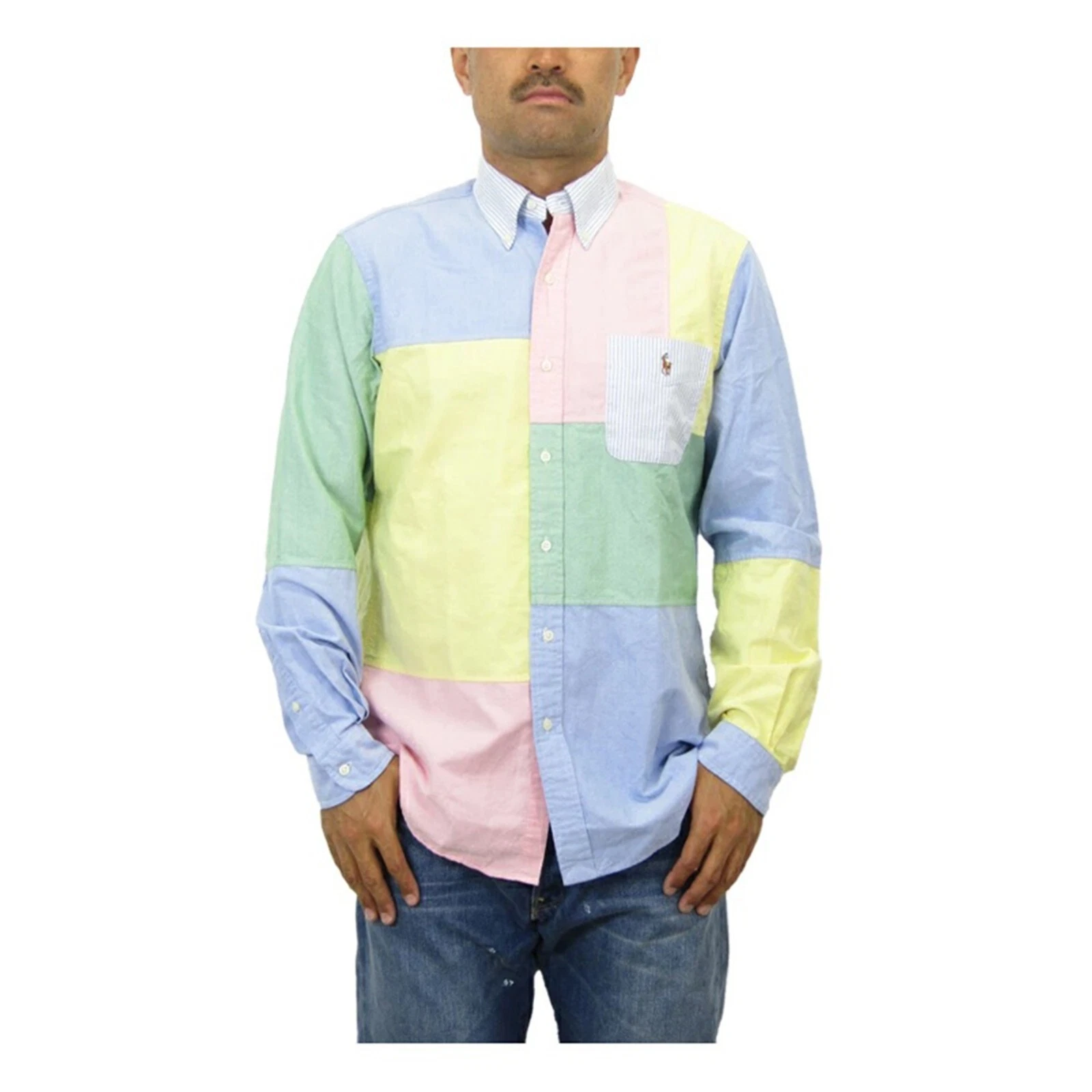 Polo Ralph Lauren Men's Long Sleeve Classic Fit Button Down Paneled Oxford Shirt
Opens in a new wind