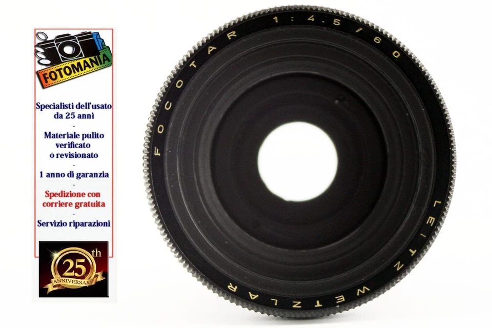 Leica Leitz Focotar 60 f 4,5 raro garanzia 12 mesi Foto 2 de 3