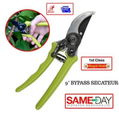 Deluxe Schwerlast Bypass Gartenschere Pflanzenschneider Gartenschere Schermaschine Snip 9''