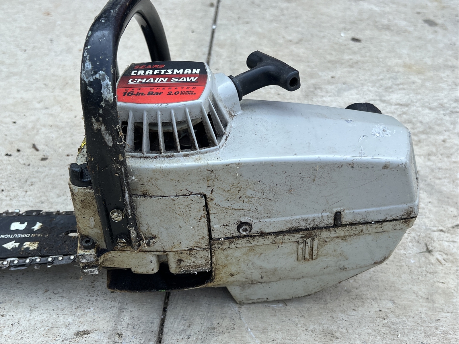 Vintage Sears Craftsman Chainsaw Parts Saw / Model 358.352360 eBay