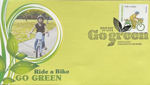 Fleetwood 4524 Go Green All 15 Stamps on 15 Covers Stamps to Save Our Planet - Picture 10 of 16