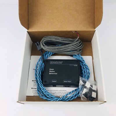 Sensaphone Zone Water Detector (FGD-0056) New/Open Box