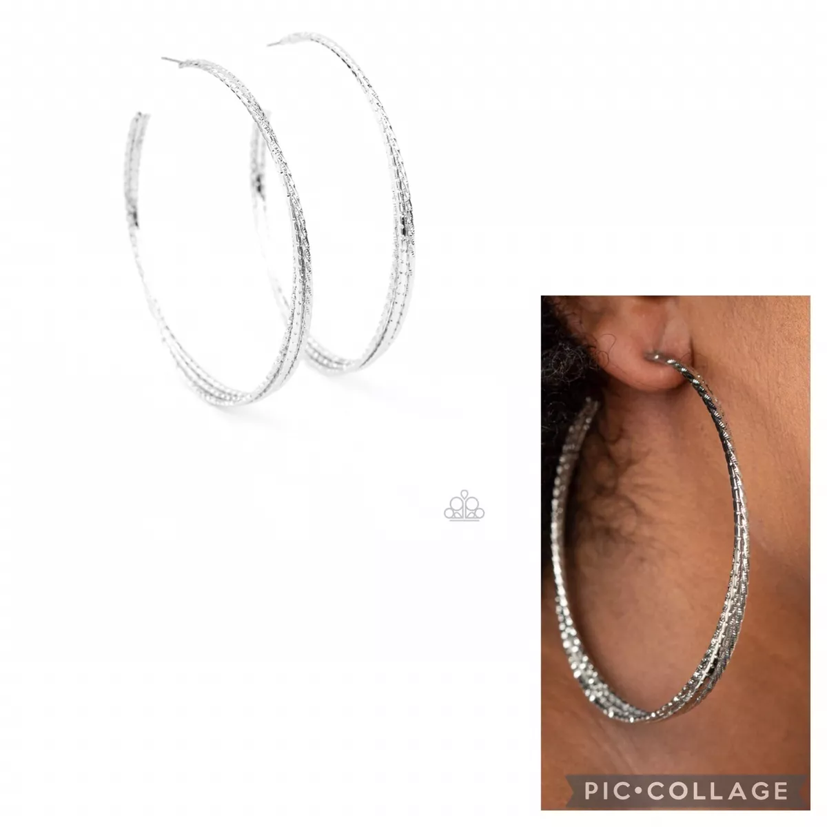Hoop hero silver paparazzi sale