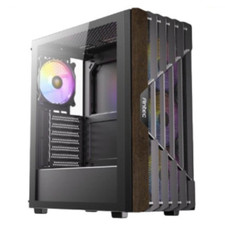 Antec AX63 Wood ARGB Computer Case Black Expansion slots 7