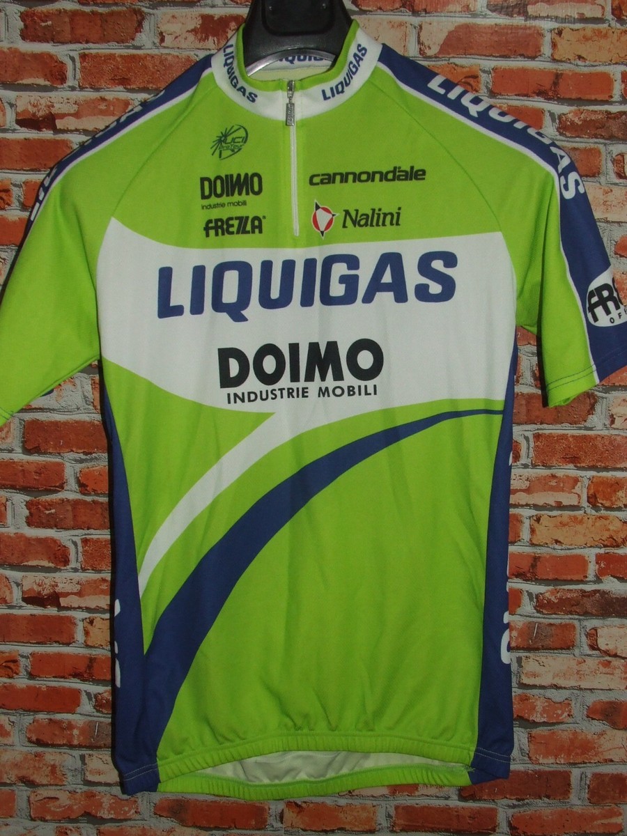 Cuissard Vélo NALINI Liquigas Rose - Body Salopette - Taille S - Homme