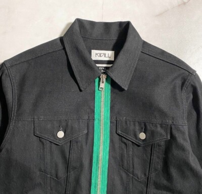Rare KIDILL × Jamie Reid Bondage Denim Jacket Black Punk Rare KIDILL × Jamie Reid Bondage Denim Jacket Black Punk