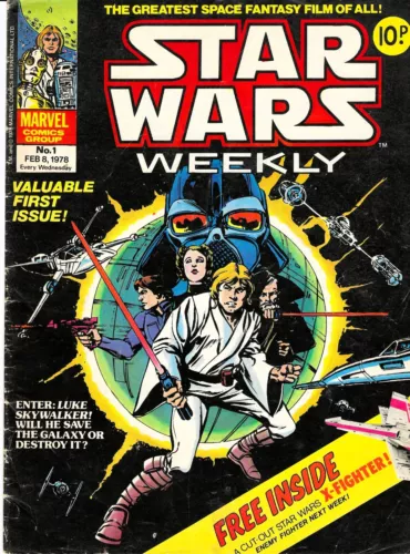 Star Wars Weekly #1 - 1978 - Marvel UK ... no X-Fighter inc.