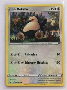 Pokemon Schwert Schild Relaxo 140 202 Rare Ebay ebay