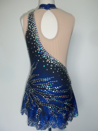 new figure ice skating baton twirling dress costume child l