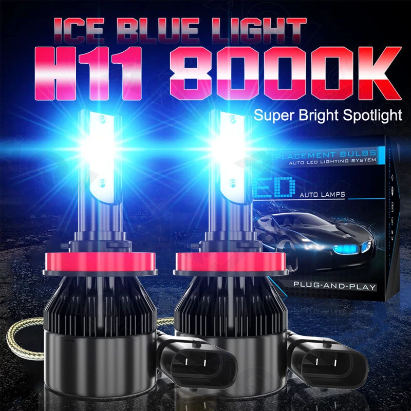 H11 blue sale headlights