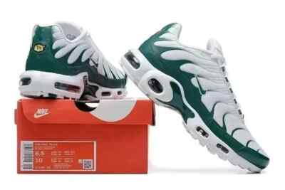 New Nike Air Max Plus TN White Green Cushioned Sports Men's Shoes