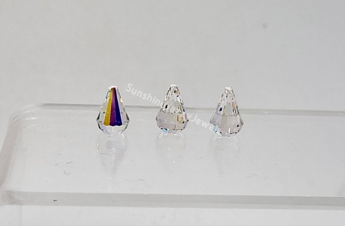Factory Pack Swarovski Crystal Clear AB 10mm Cone 4848 Fancy Stones; 288pc - Picture 3 of 3