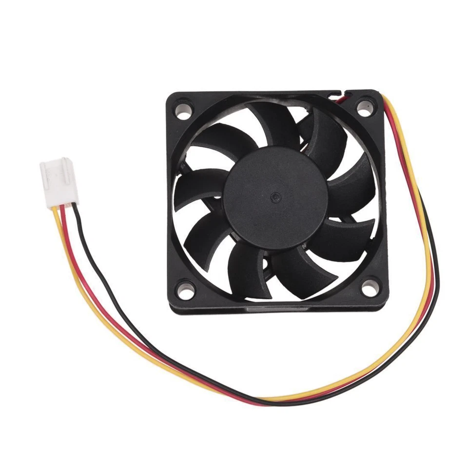 2X (40mm x 40mm x 10mm 3Pin 12V DC Büro PC Computer Kuehlerlüfter I GK - Bild 3 von 3