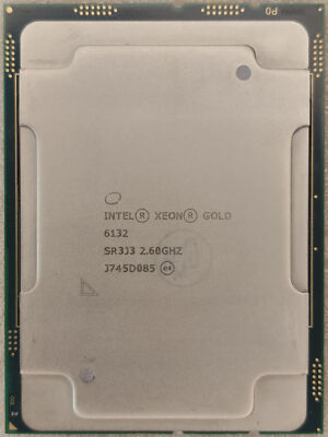 Intel SR3J3 Xeon Gold 6132 2.6Ghz 14-Core 19.25MB L3 Cache LGA3647 Processor CPU