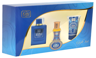 BURHAN Aqua Perfume by Naseem Non Alcoholic For Unisex - Gift Set (Pack of 3)