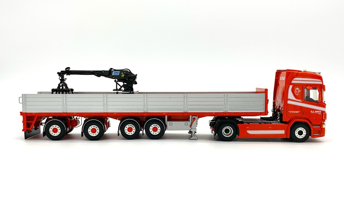 Scania R highline brick trailer 