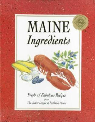 #ad Maine Ingredients Spiral bound By Maine Junior league of Portland GOOD $4.56