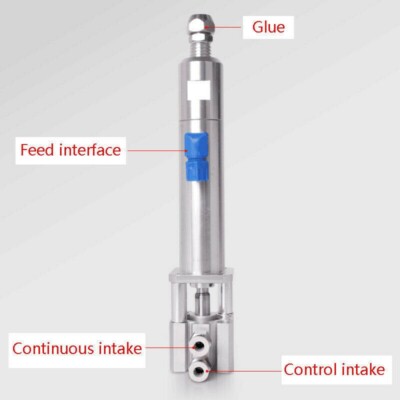 Large Flow Cylinder Valve Suckback Dispensing Valve for Medium High Viscosity