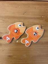 Melissa  Doug Catch  Count Fishing Game Replacement of ONE 4 Orange Fish ONLY