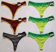 No Boundaries Women's Thong Panties Size XXXL 21 Seamless  Cotton LOT OF 6 