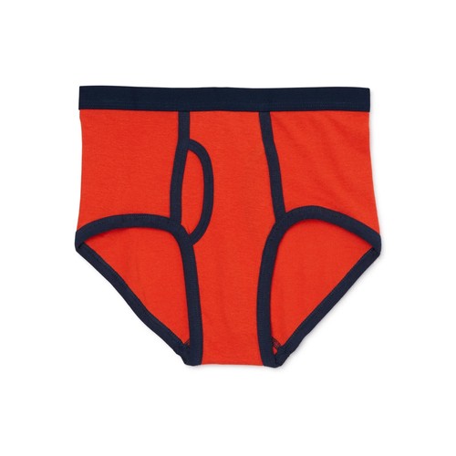 Wonder Nation Boy SIZE L 12-14 Brief Underwear, 5-Pack COLOR Blue/Orange Prints - Picture 9 of 14