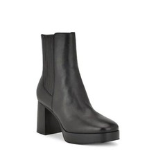 Nine West Womens Eds Round Toe Block Heel Dress Booties Size 10 VGUC