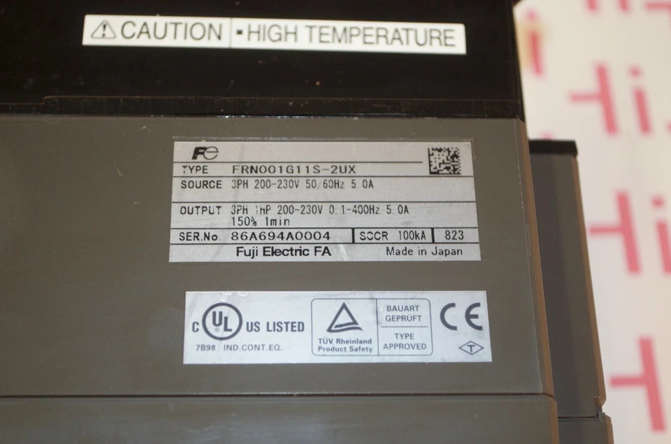 FUJI  FRN001G11S-2UX  FREQUENCY DRIVE FRN001G11S2UX OVERNIGHT SHIPPING - Image 4 of 4