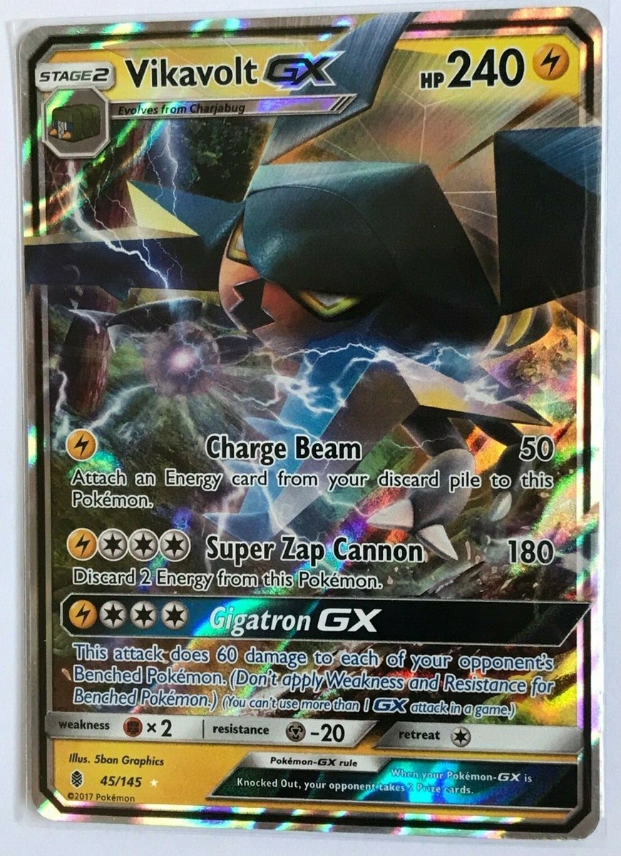Vikavolt GX #45 Guardians Rising - Pokémon Karty