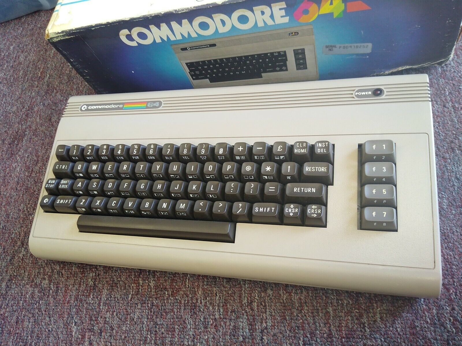 VINTAGE Commodore 64 Computer in Max 78% OFF Console Genuine Free Shipping Box Original