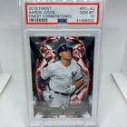 2018 Topps Finest Cornerstones Aaron Judge New York Yankees FC-AJ LowPop PSA 10