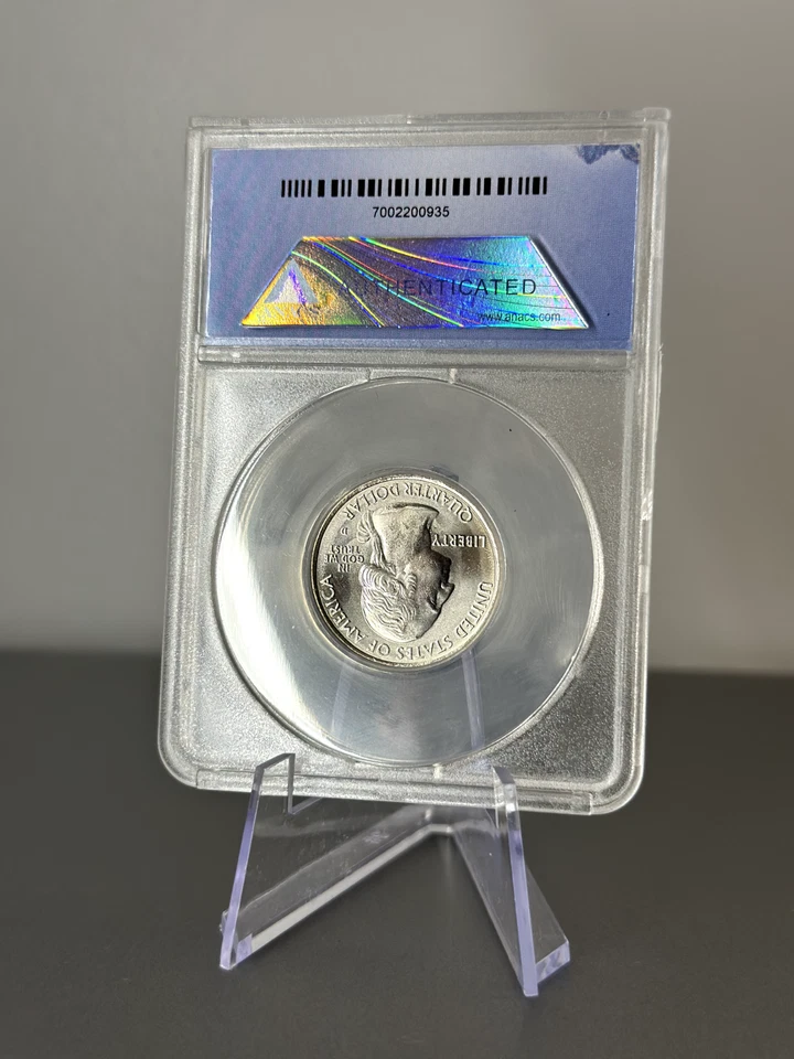 2010 D Mount Hood NP Quarter 25c ANACS MS67 First Day of Issue Mt. Hood ATB - Image 2 of 2