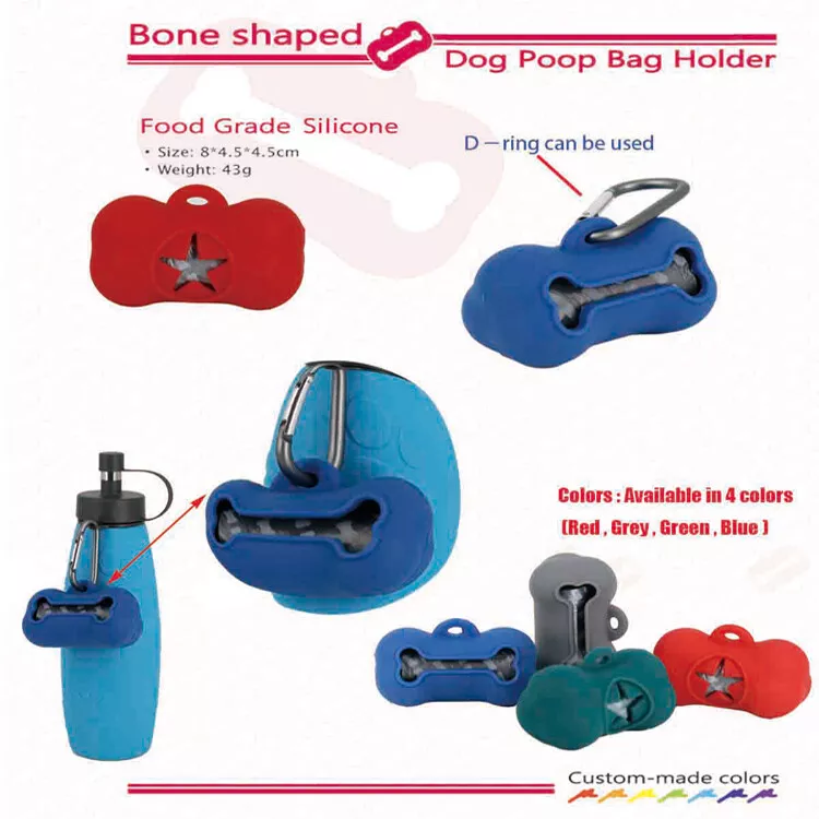 Silicone poop bag holder cheap