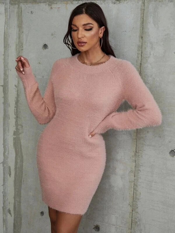 Shein knit deals dress