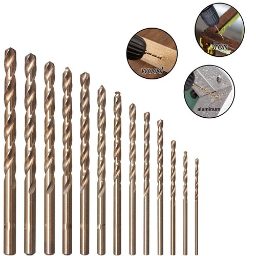 Brocas HSS de cobalto para acero inoxidable resistente fuerte metal duro de 1 mm a 10 mm - Imagen 3 de 24