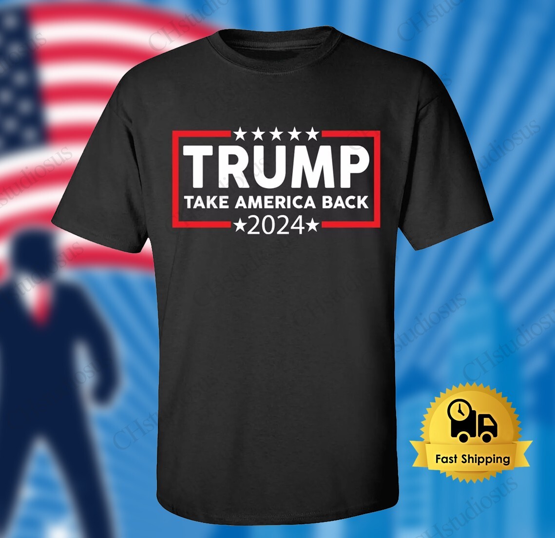 ALTRA Camicia Trump Vance 24 Make American Great Again TRUMP Vance 24 Take America Back