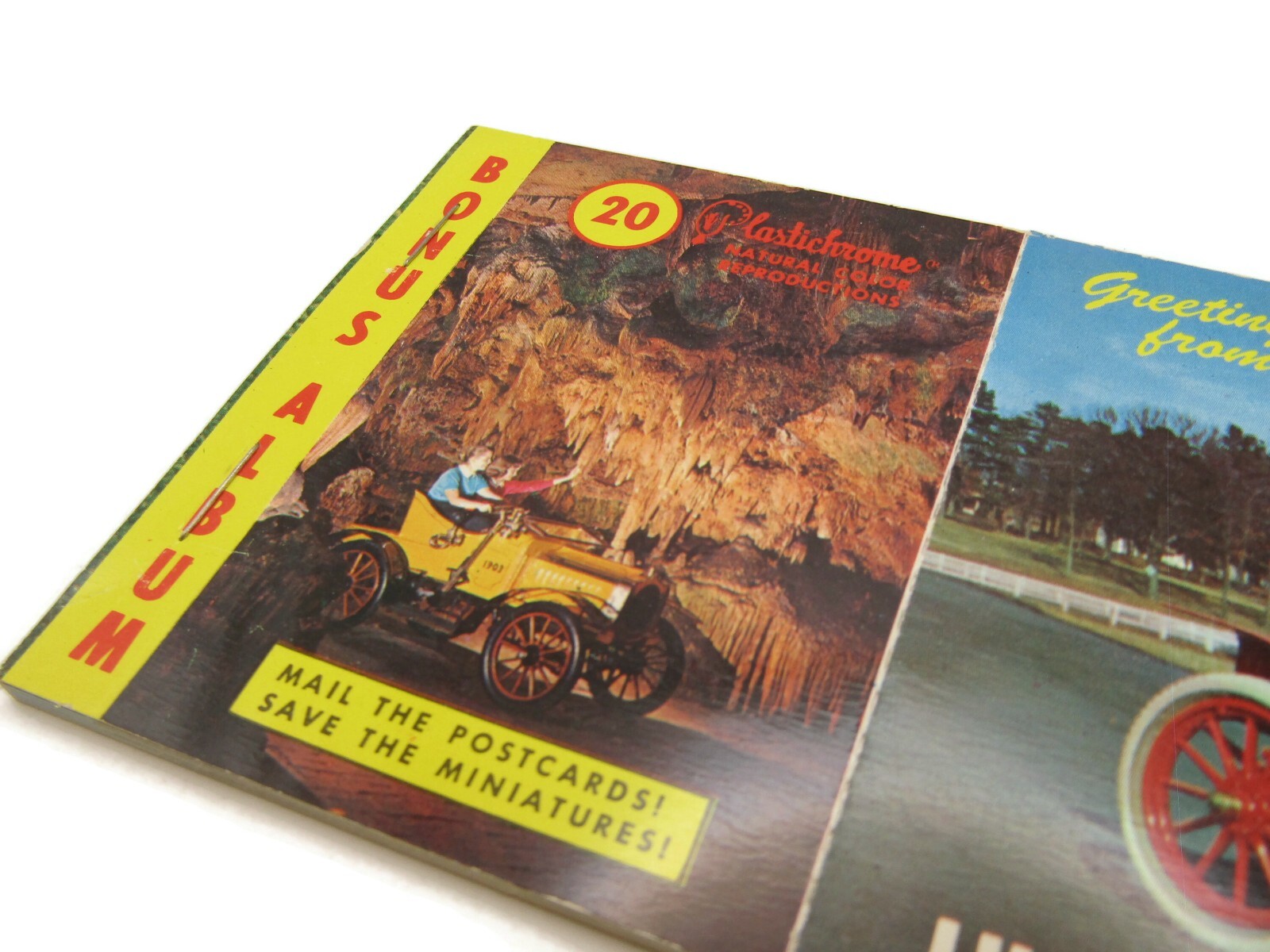 Luray Caverns Virginia Car & Carriage Caravan Souvenir Photo Postcard Album Book