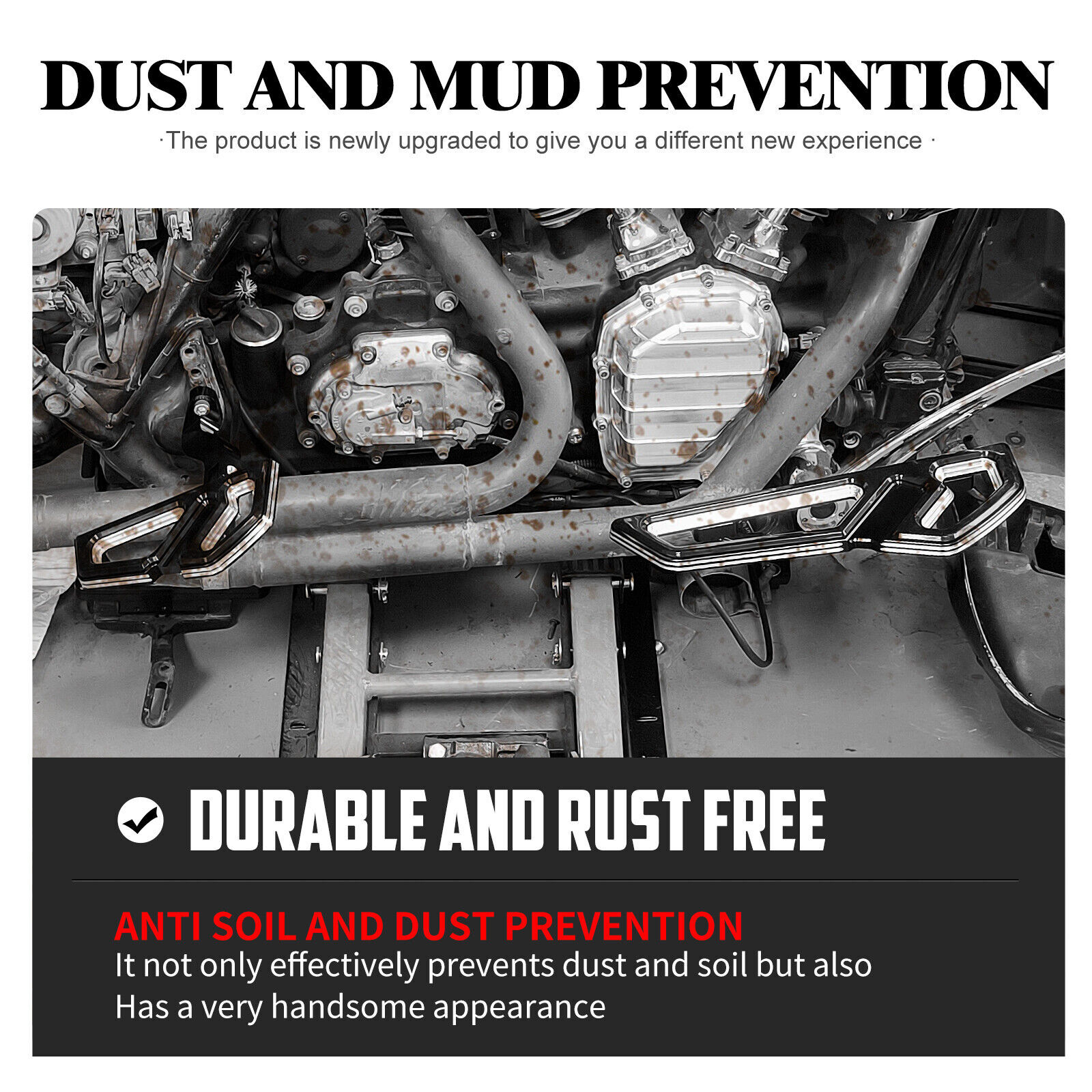 Empire Driver Passenger Floorboards Front Rear Footboard Peg Kit Fit