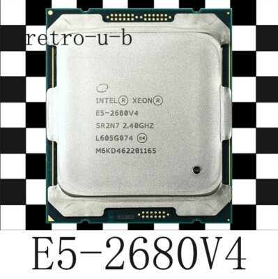Intel Xeon E5-2680 V4 2.4GHz SR2N7 14-Core 28T LGA2011-3 CPU