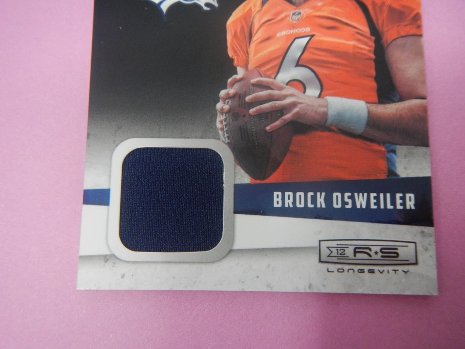 2012 Panini Rookies & Stars Longevity Brock Osweiler RC #20 - Image 3 of 4