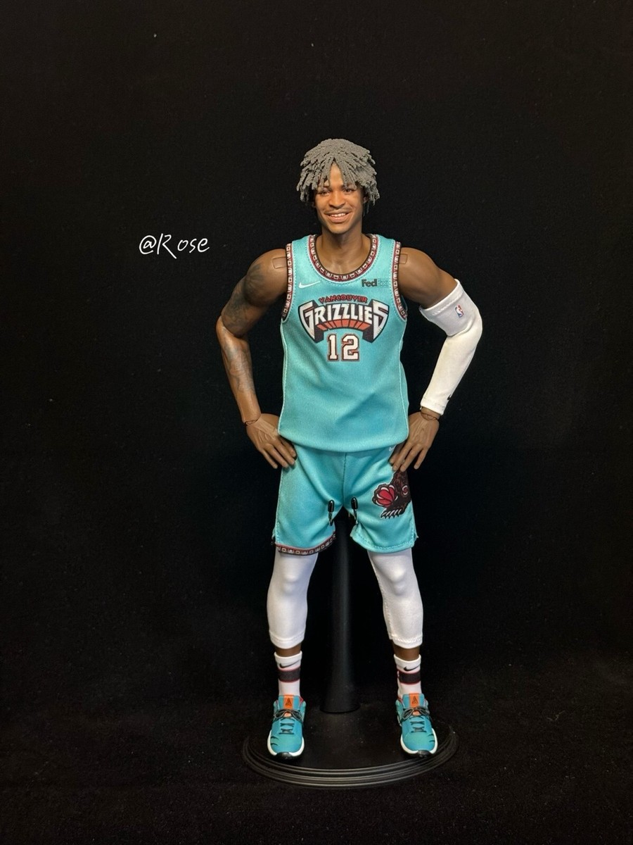 custom 1/6 scale Ja Morant head Male Model for 12'' Action Figure