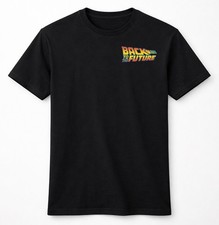 Image of Back to the Future Film Style T-Shirt  - Unisex Movie T-Shirt - NEW DTF LOGO