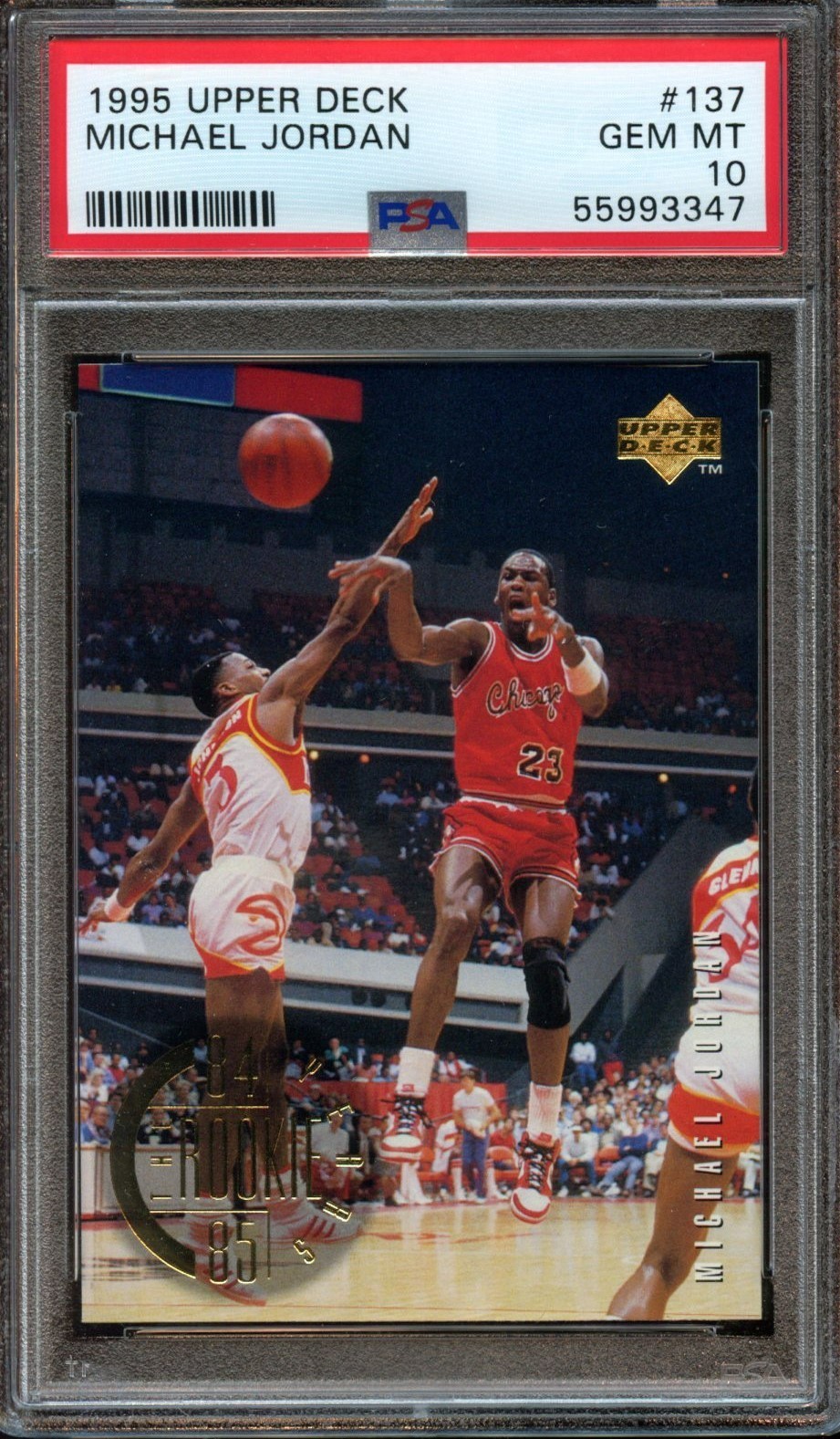 1995 Upper Deck MICHAEL JORDAN #137 Chicago Bulls PSA 10